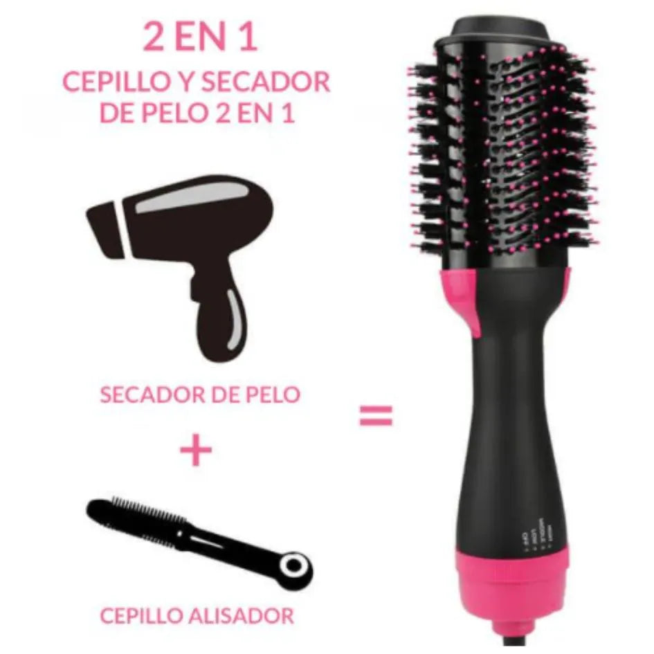 Cepillo secador 2 en 1 secado + alisador